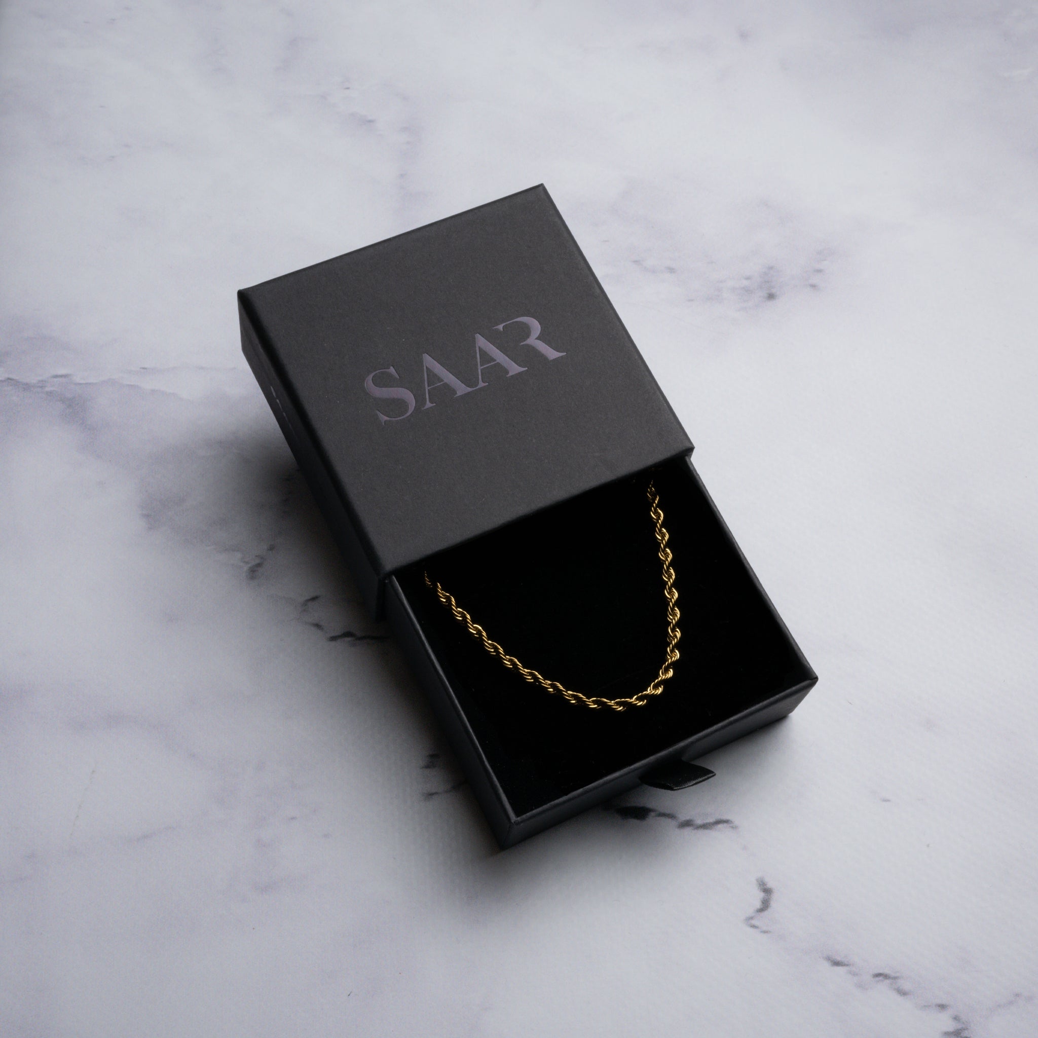 18K Gold Plated Diamond Cut Rope Chain for Men