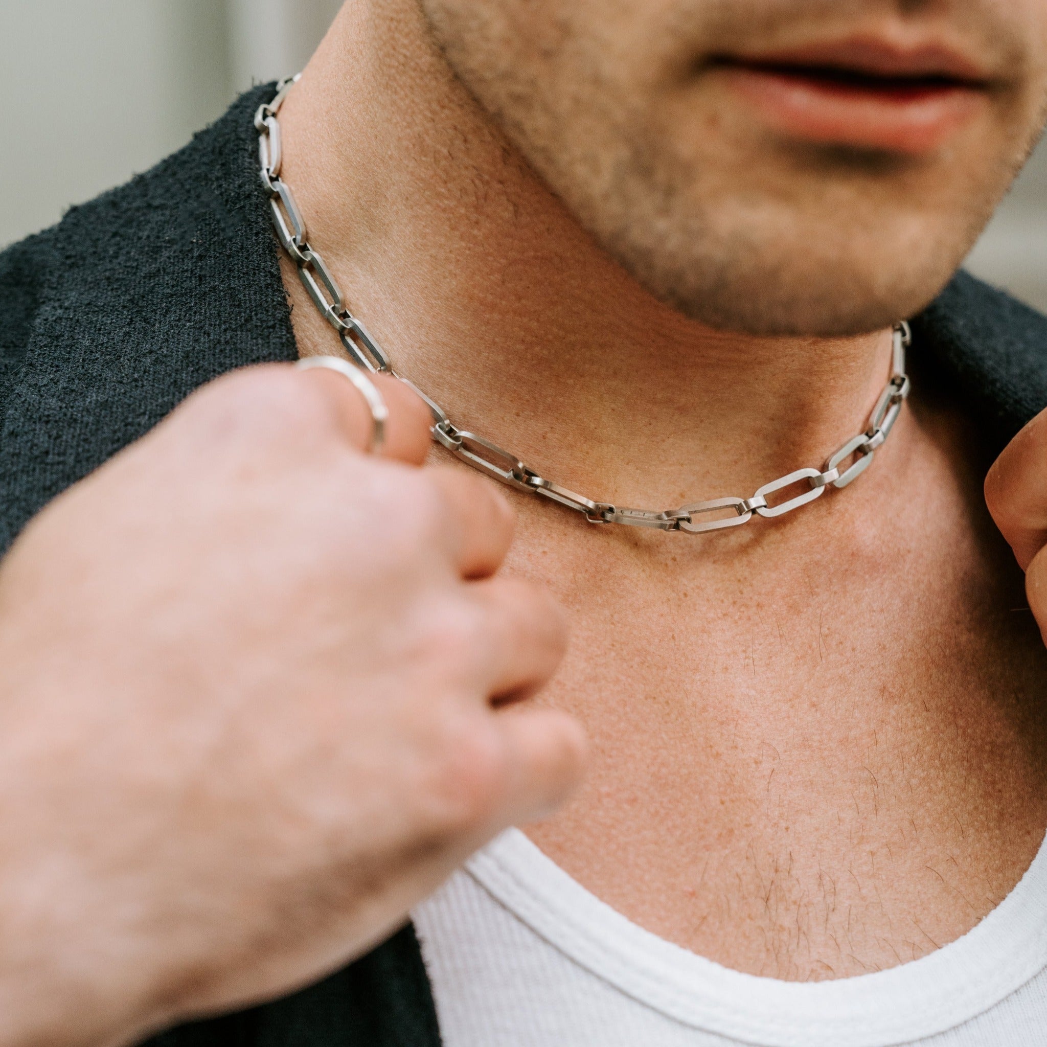 Stainless Steel Brush-finished Cable chain