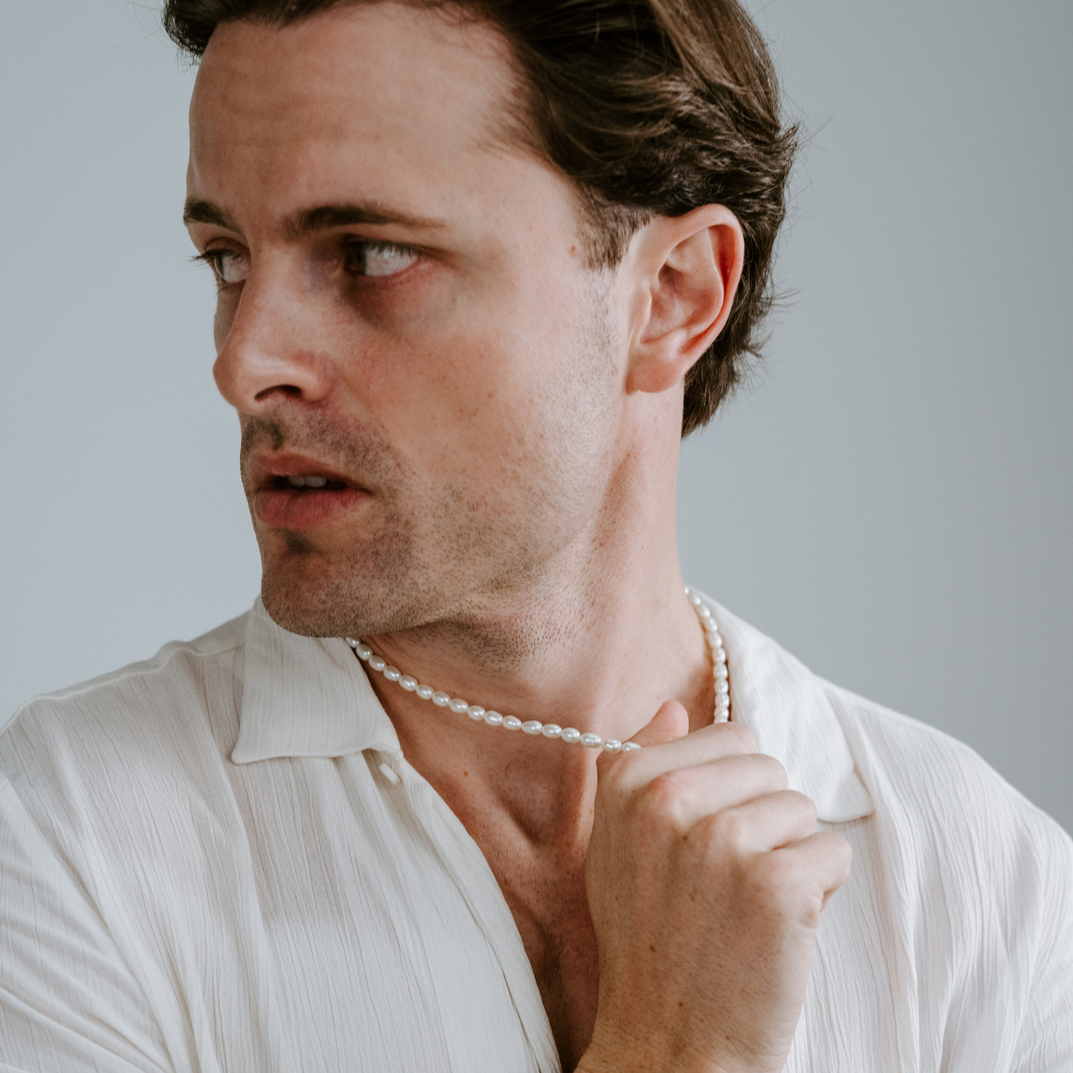 5mm Rice Pearl Necklace