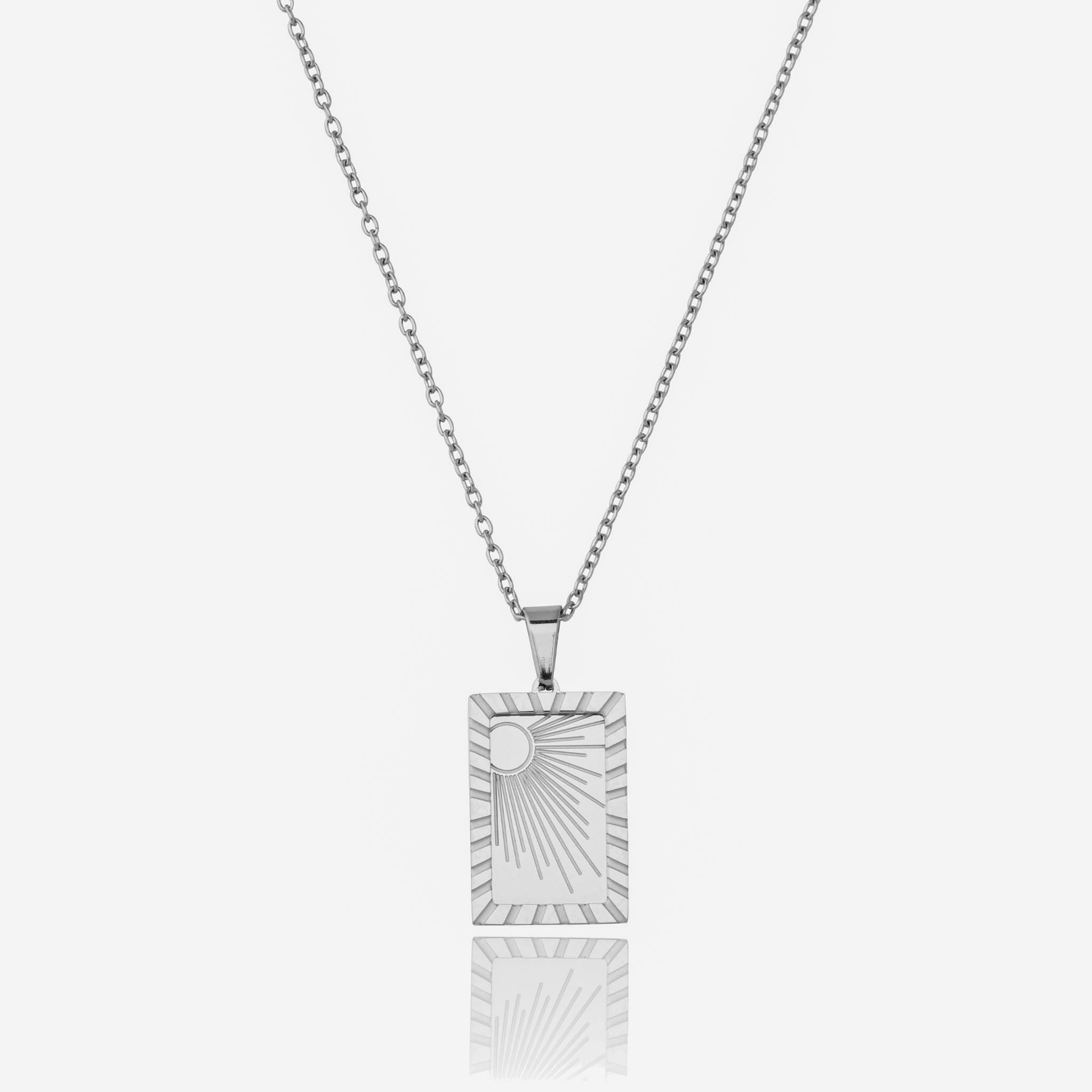 Stainless Steel Sun Pendant