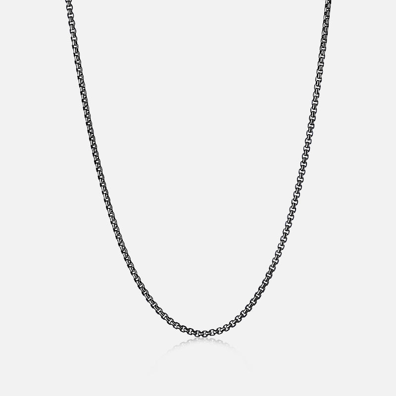 Black Box Link Chain for Men