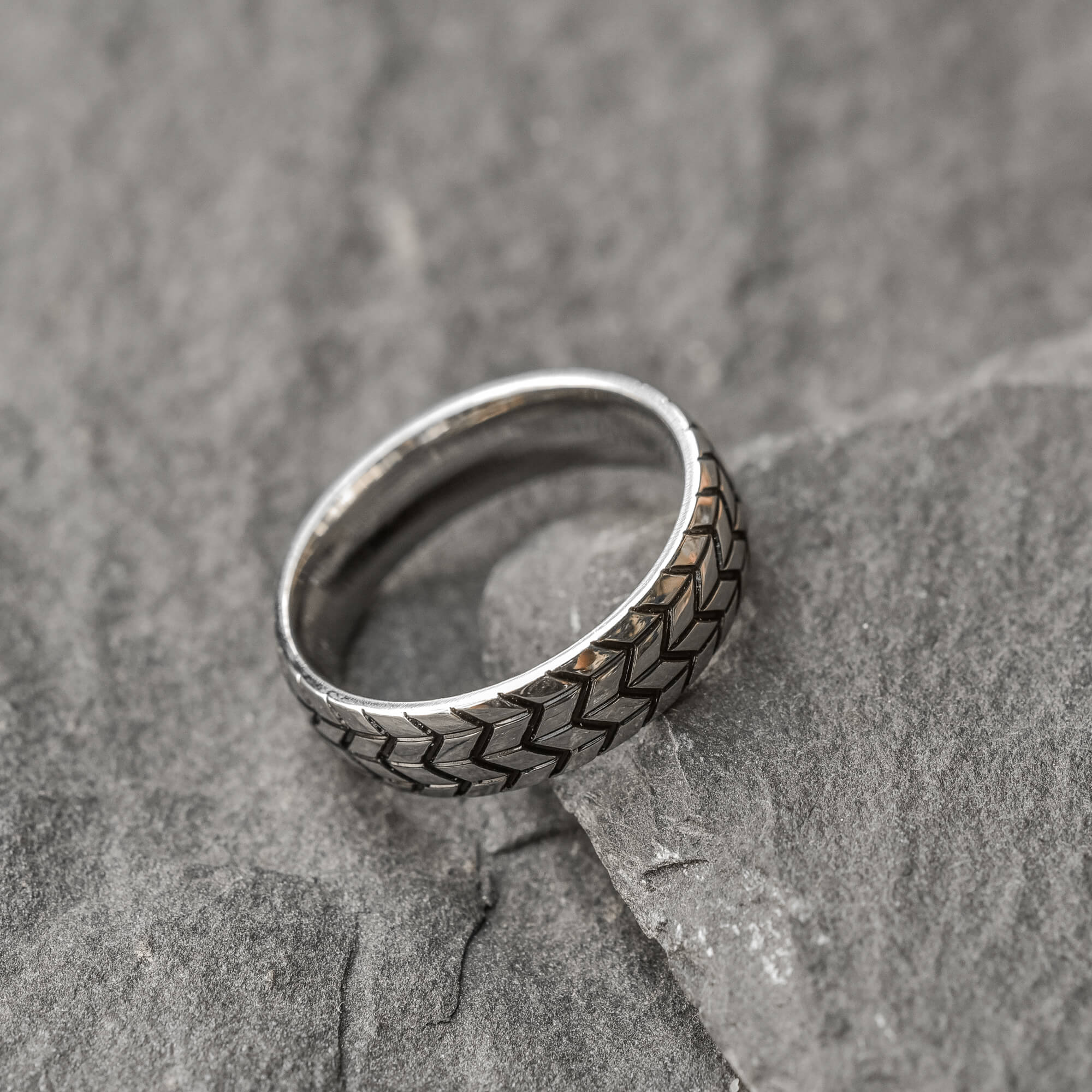 Tiago Stainless Steel Ring for Men