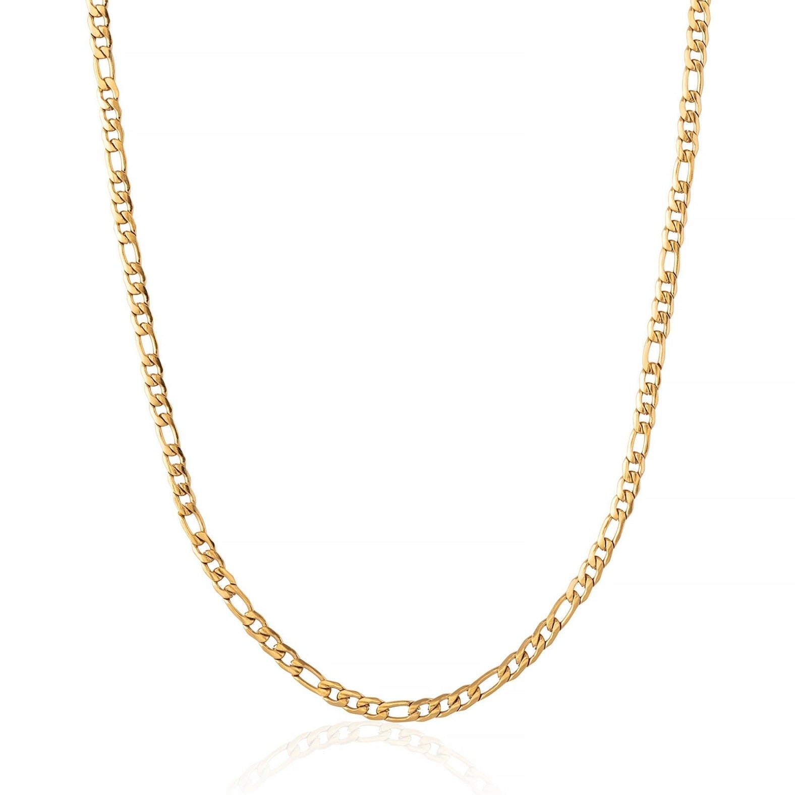 18 K Gold Plated Figaro link Chain