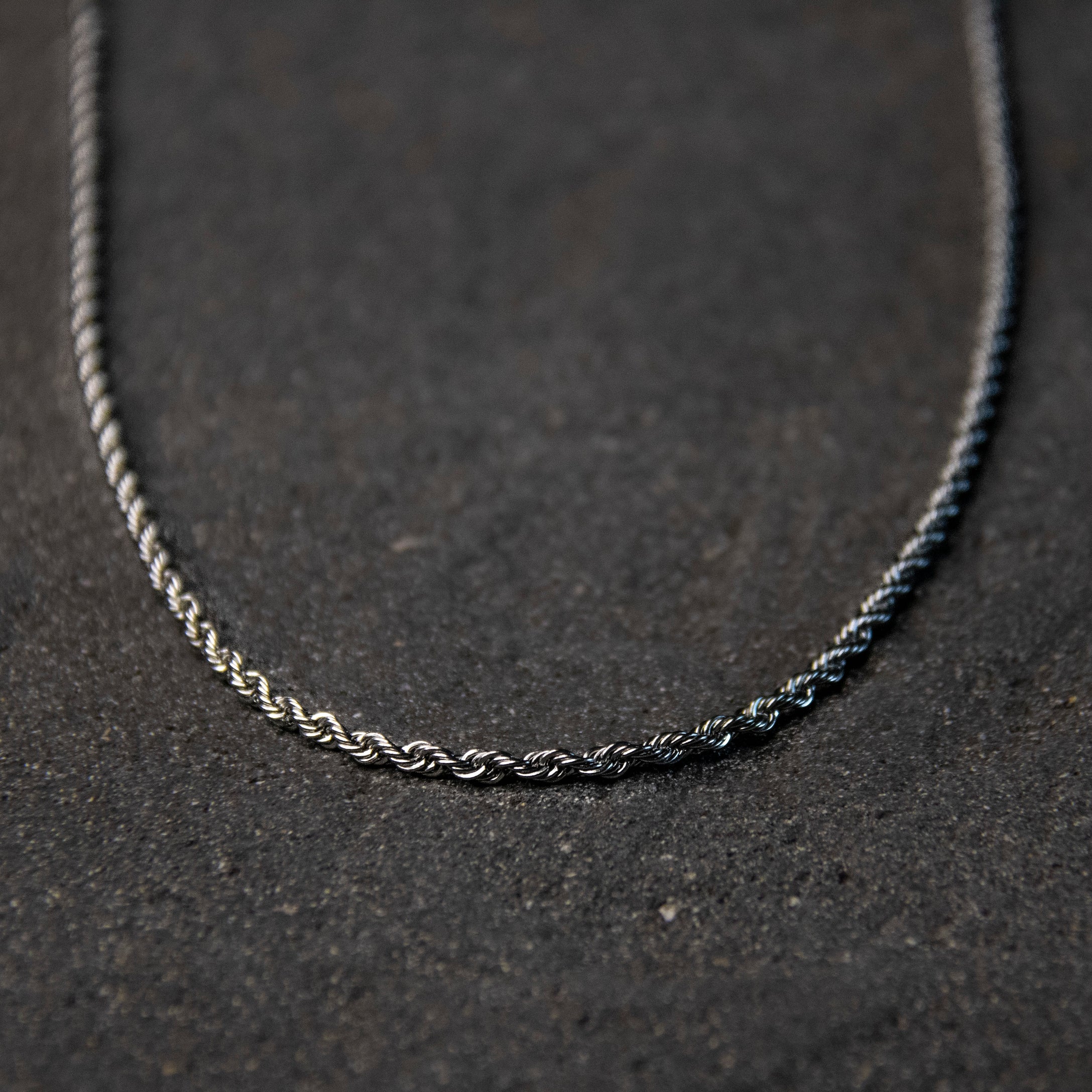 Stainless Steel Diamond cut rope chain