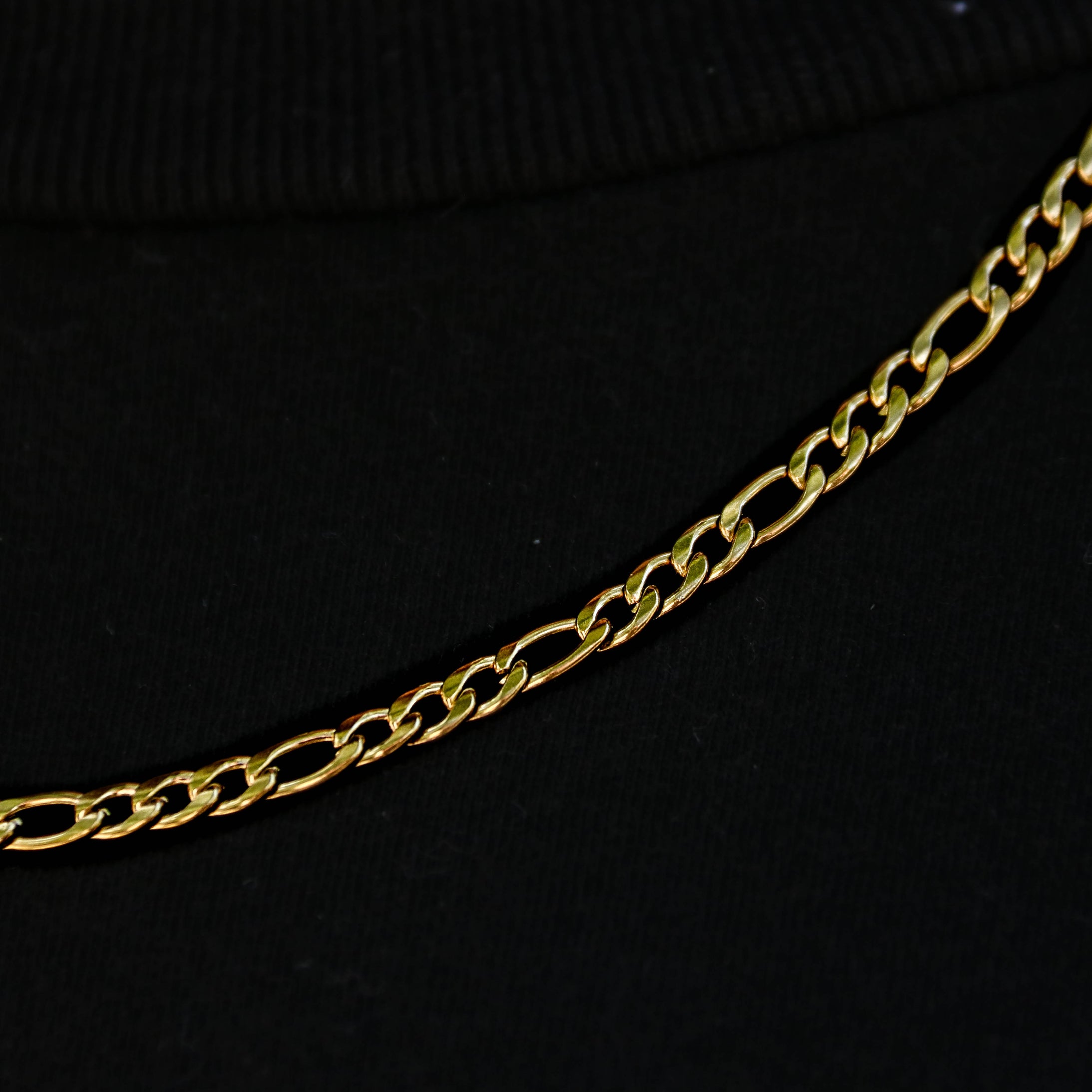18 K Gold Plated Figaro link Chain