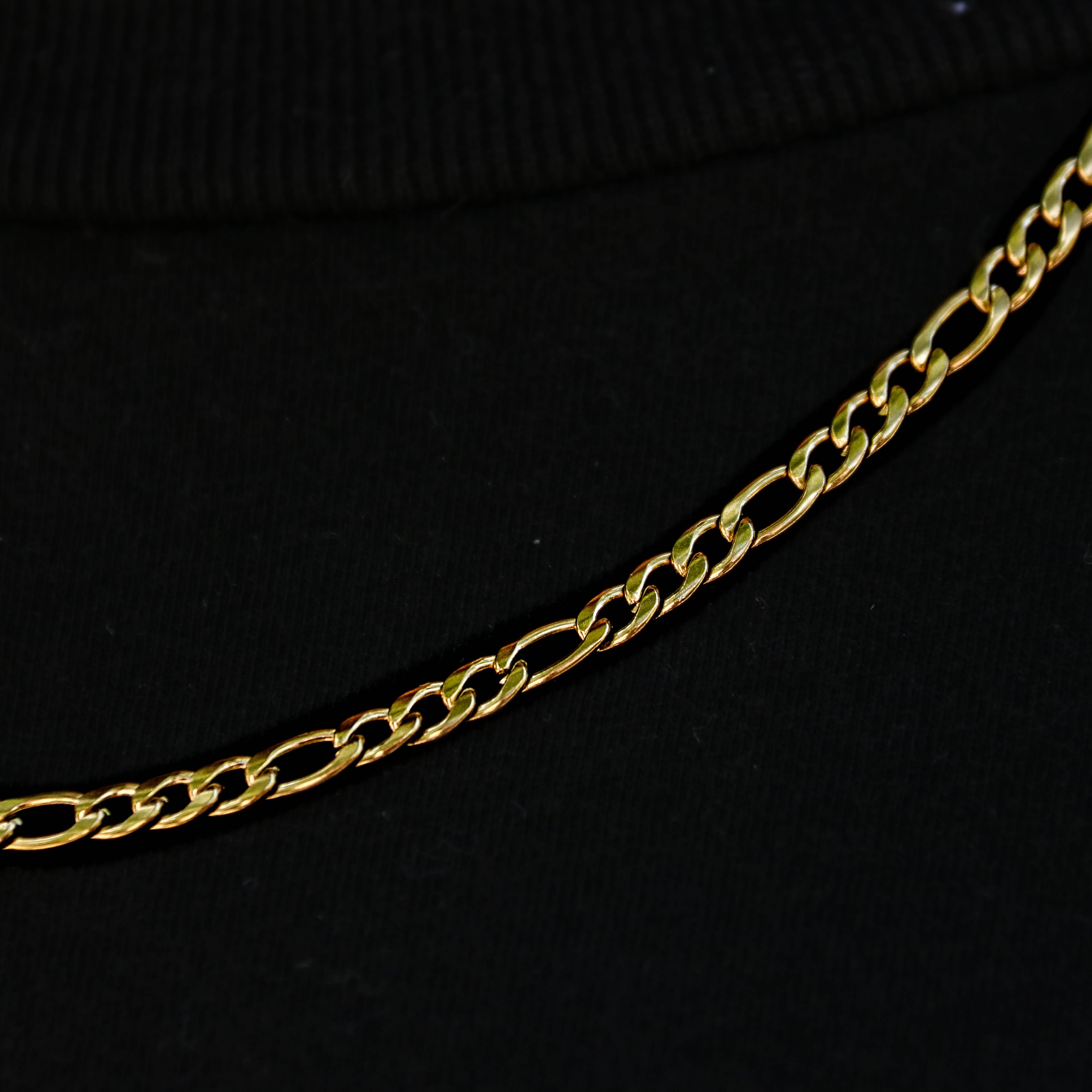18 K Gold Plated Figaro link Chain