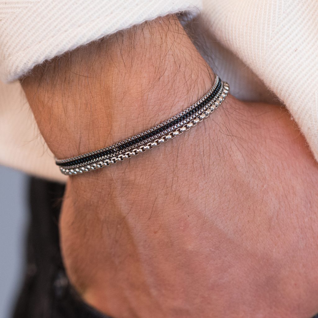 Stainless Steel Layered Bracelet