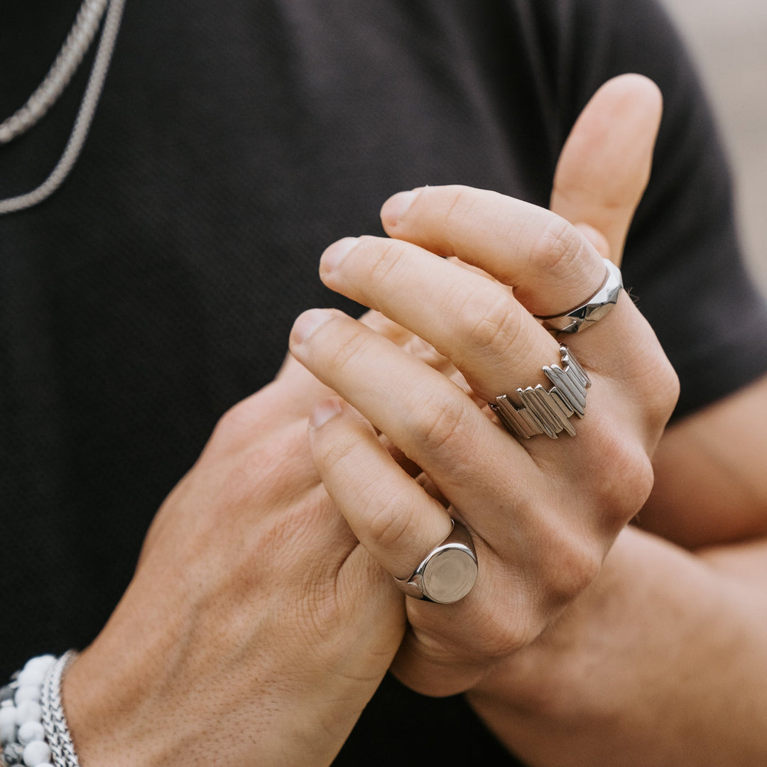 Stainless Steel Rhythm Ring