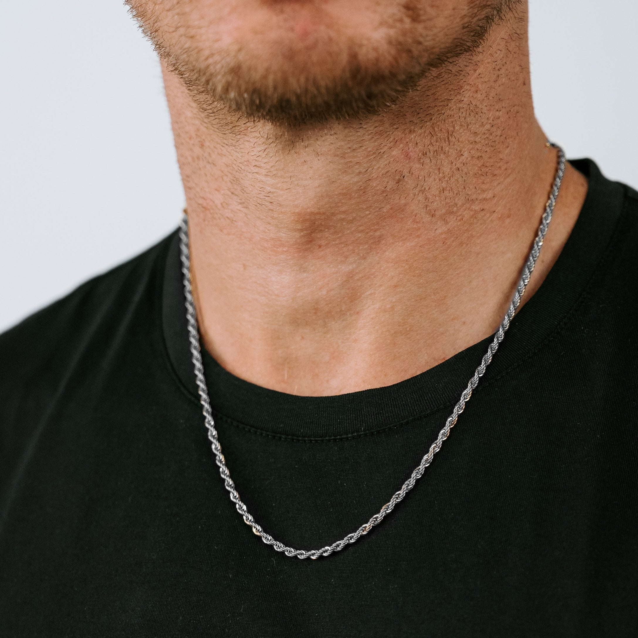 Stainless Steel Diamond cut rope chain