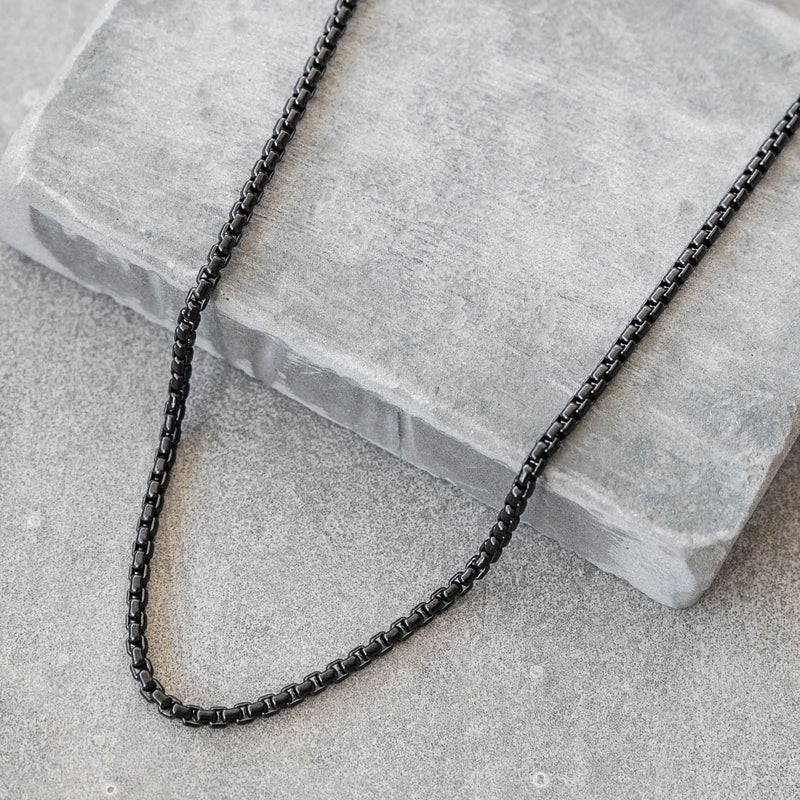 Black Box Link Chain for Men