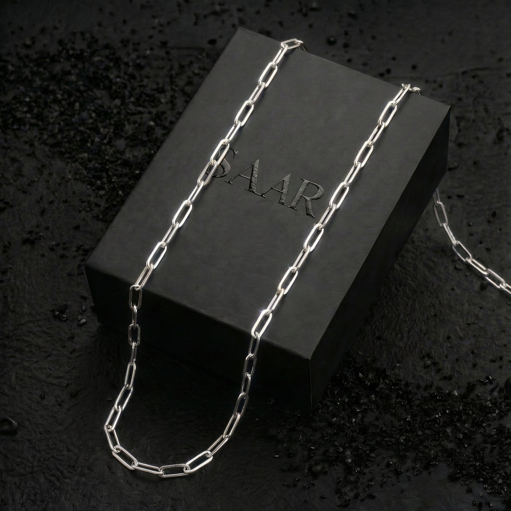 4mm Paper Clip Chain - Women's Necklaces - Saar Co