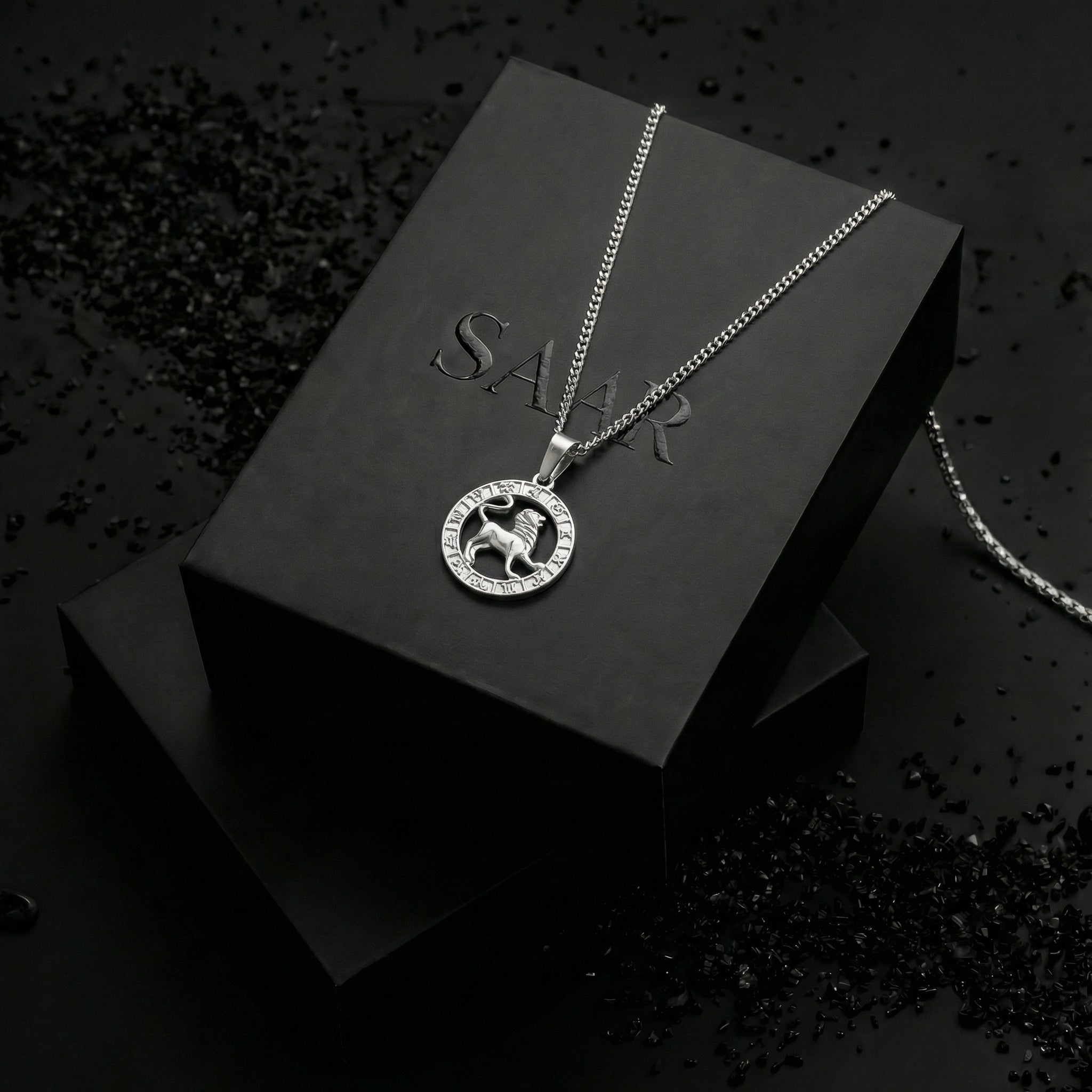 Stainless Steel Leo Zodiac Pendant Chain