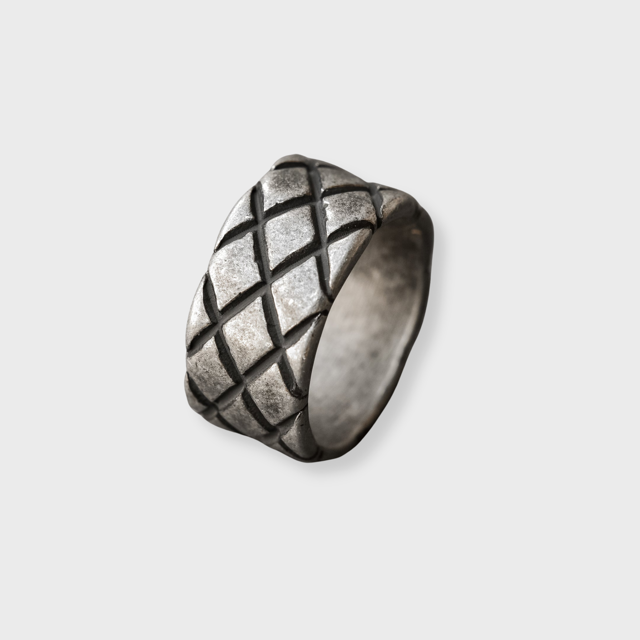 Stainless Steel Fish Scale design ring