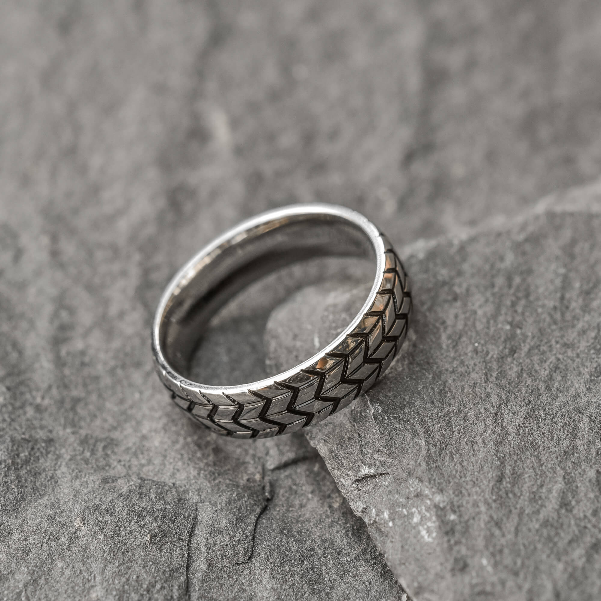 Tiago Stainless Steel Ring for Men 