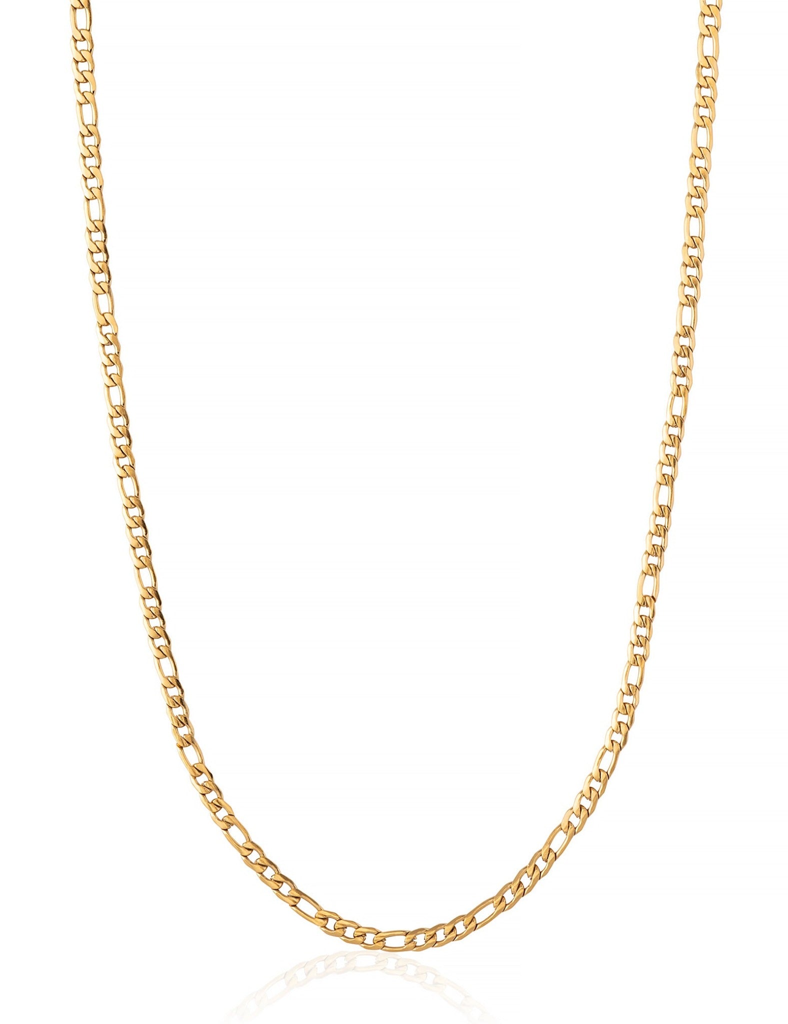 18 K Gold Plated Figaro link Chain