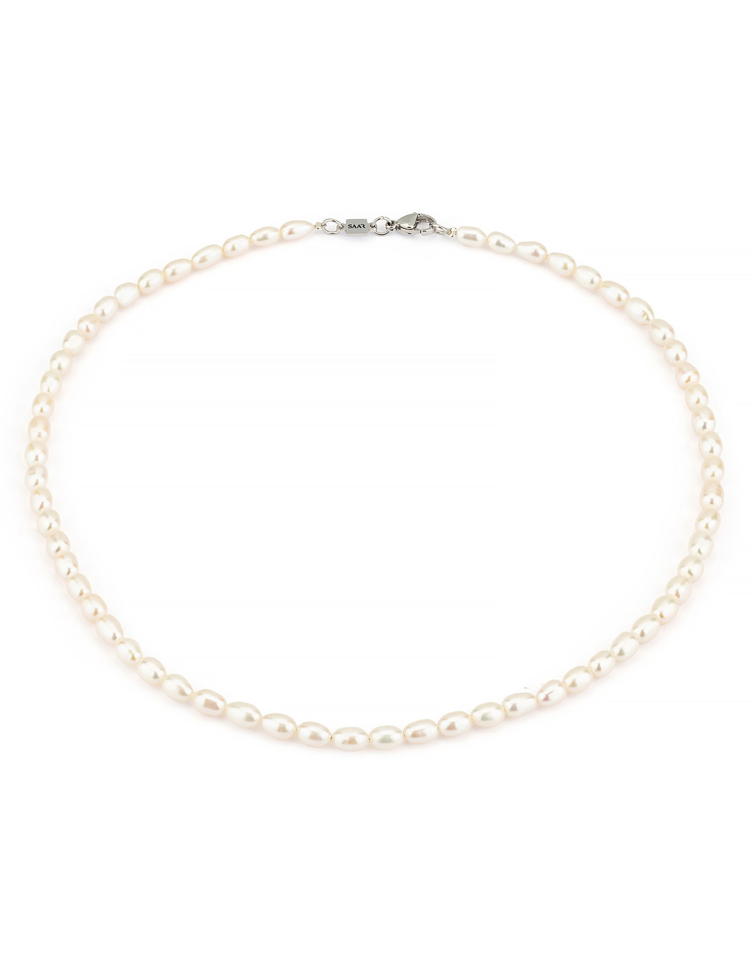 5mm Rice Pearl Necklace 