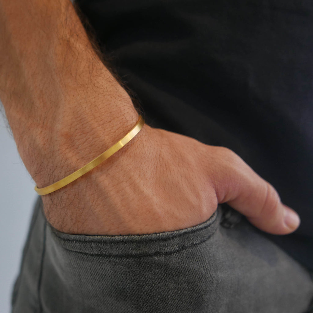 18 K Gold Plated Cuff Bracelet