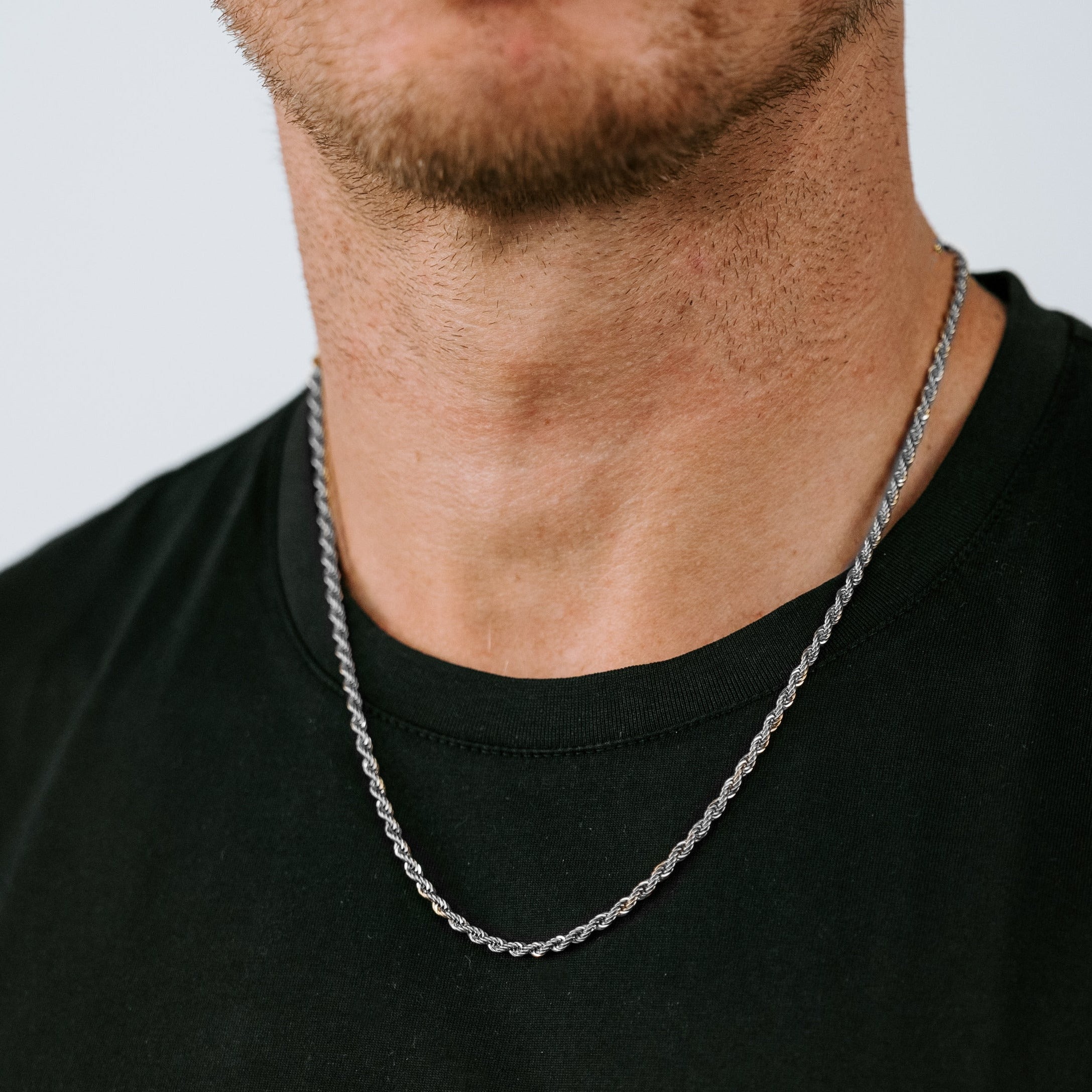Stainless Steel Diamond cut rope chain