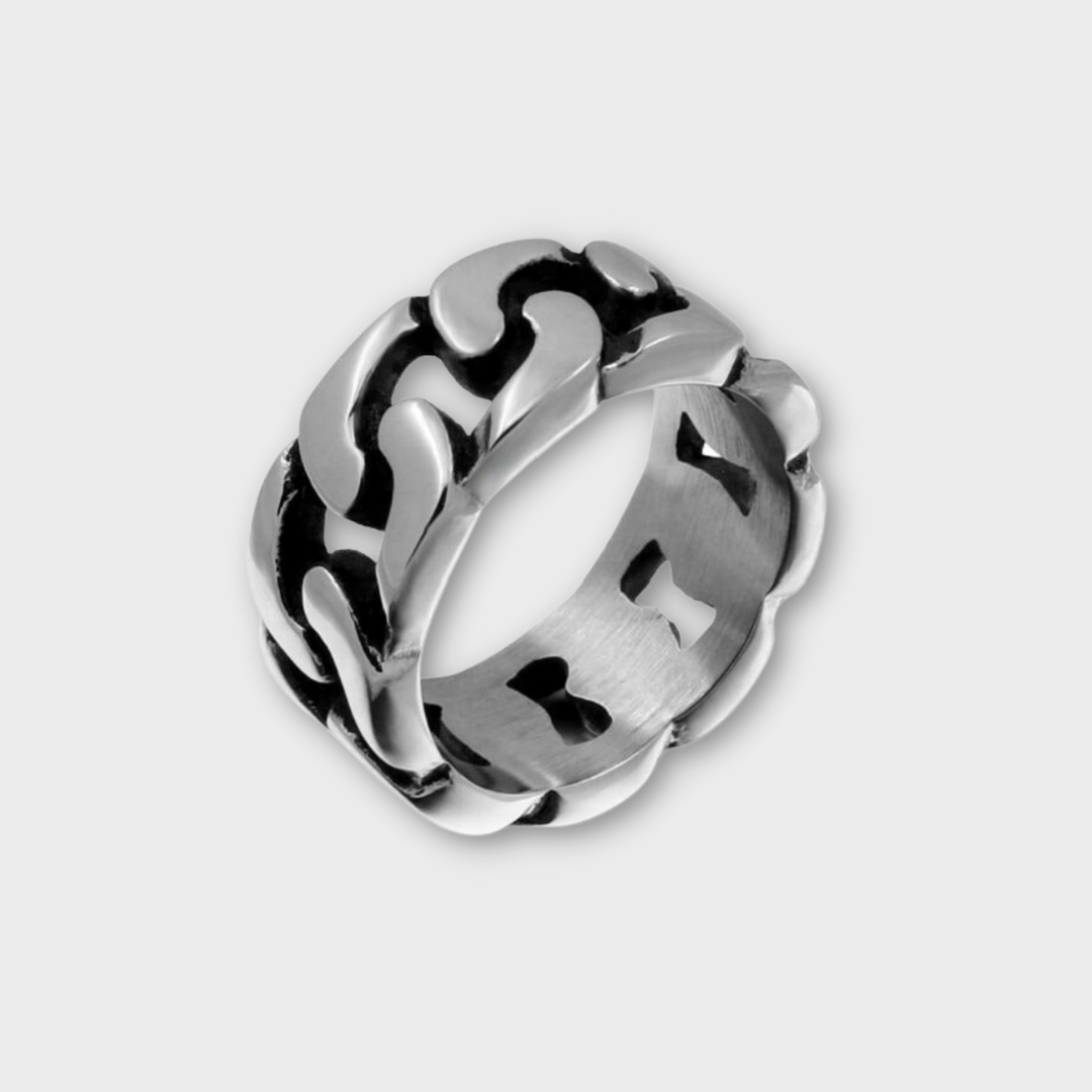 Stainless Steel Chain Design Ring