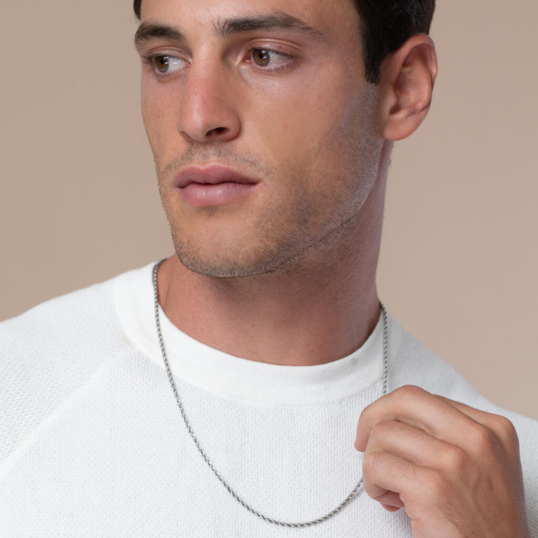 Stainless Steel Diamond cut rope chain
